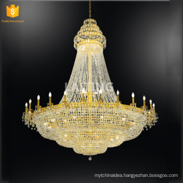 Gold Crystal Lighting Lamp Luxury Crystal Fixture Lights Lusters de cristal Middle East Chandelier